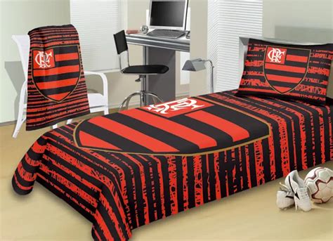 Jogo para Cama Solteiro 2 Peças Flamengo 